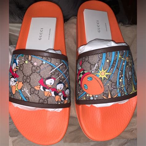 gucci donald duck slides mens|gucci donald duck slides.